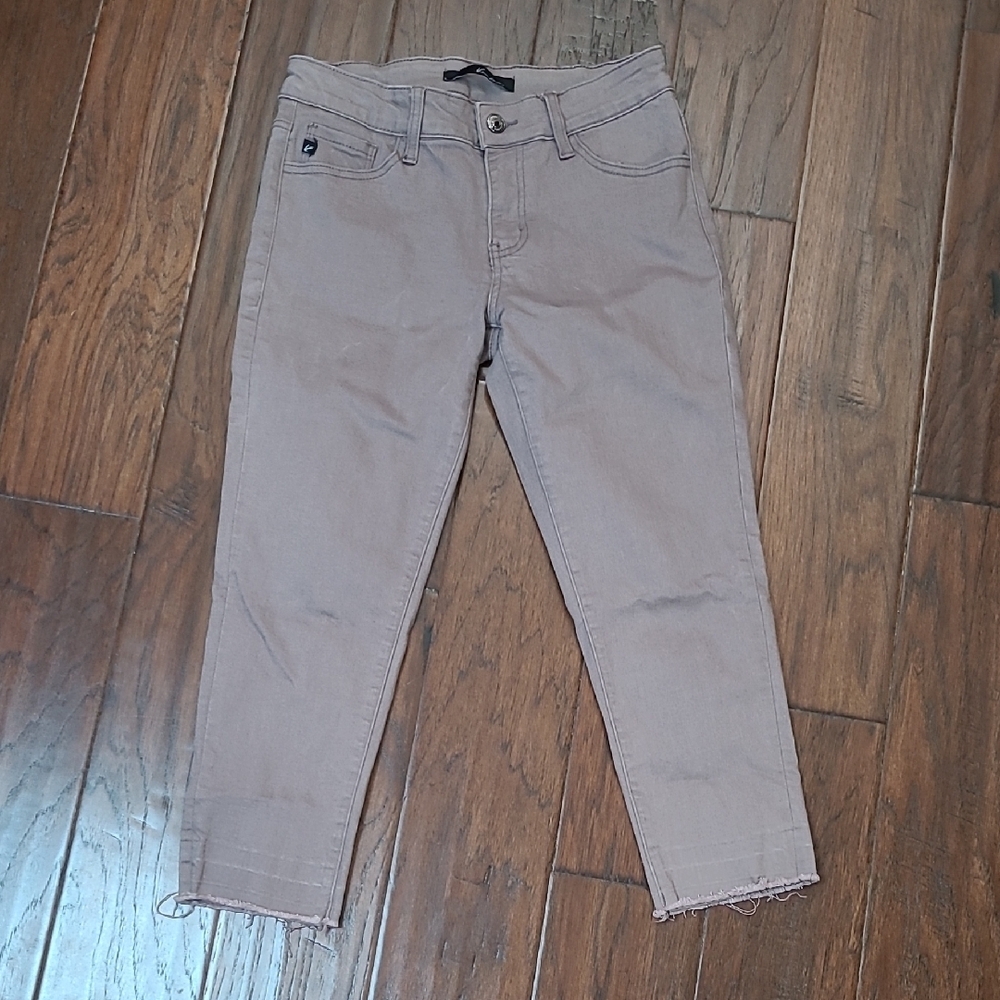 KanCan Brownish Mauve/Light Purple Cropped Jeans size 5